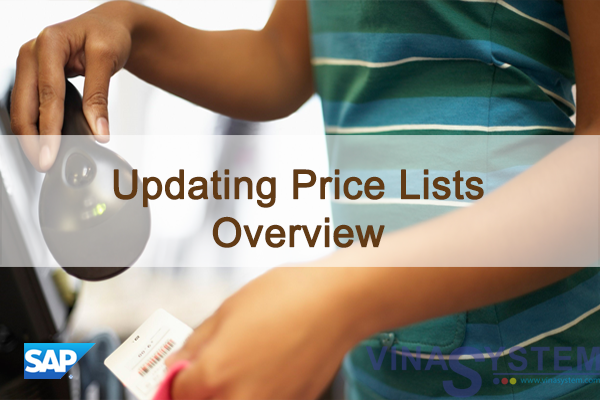 Updating Price Lists in SAP Business One - Updating  Price Lists Overview