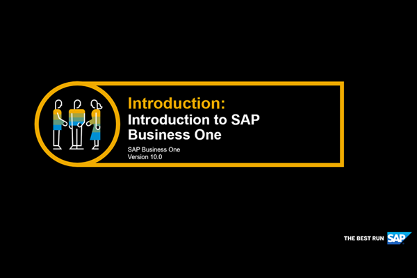 Introduction to SAP Business One version 10
